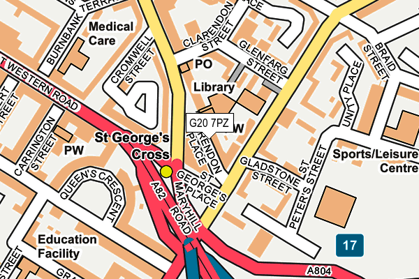 G20 7PZ map - OS OpenMap – Local (Ordnance Survey) G20 7PZ map - OS OpenMap – Local (Ordnance Survey)