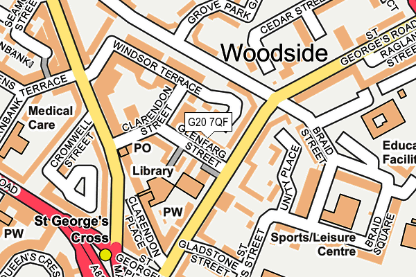 G20 7QF map - OS OpenMap – Local (Ordnance Survey) G20 7QF map - OS OpenMap – Local (Ordnance Survey)