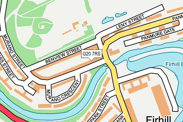 G20 7RS map - OS OpenMap – Local (Ordnance Survey) G20 7RS map - OS OpenMap – Local (Ordnance Survey)