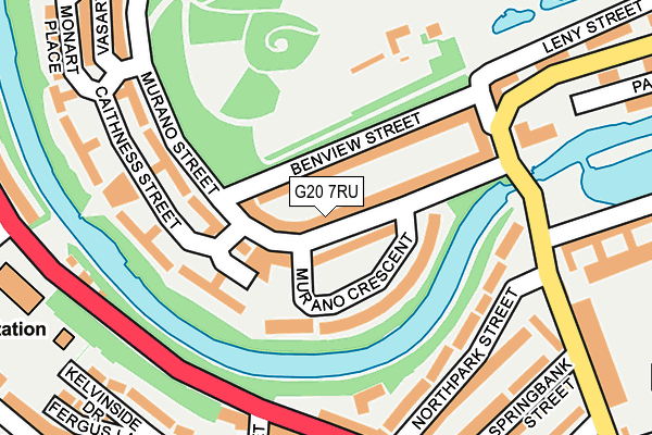 G20 7RU map - OS OpenMap – Local (Ordnance Survey) G20 7RU map - OS OpenMap – Local (Ordnance Survey)