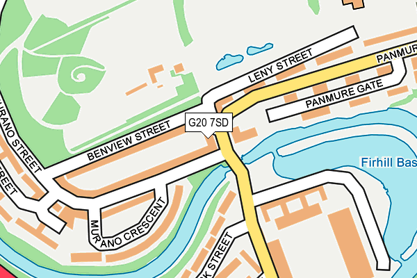 G20 7SD map - OS OpenMap – Local (Ordnance Survey) G20 7SD map - OS OpenMap – Local (Ordnance Survey)