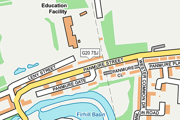 G20 7SJ map - OS OpenMap – Local (Ordnance Survey) G20 7SJ map - OS OpenMap – Local (Ordnance Survey)