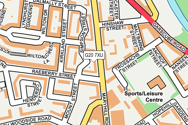 G20 7XU map - OS OpenMap – Local (Ordnance Survey) G20 7XU map - OS OpenMap – Local (Ordnance Survey)