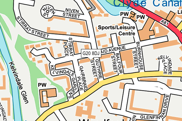 G20 8DJ map - OS OpenMap – Local (Ordnance Survey) G20 8DJ map - OS OpenMap – Local (Ordnance Survey)