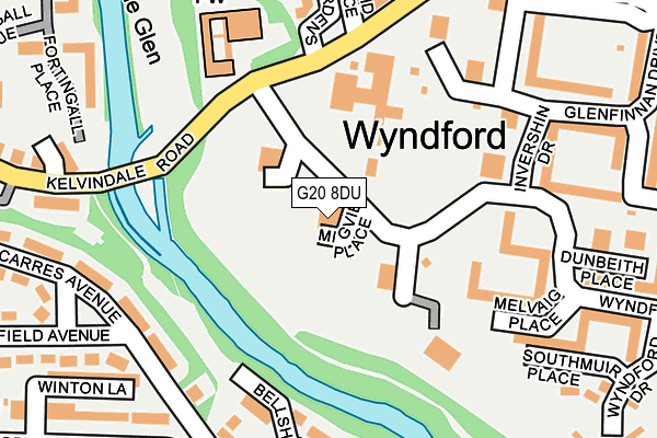 G20 8DU map - OS OpenMap – Local (Ordnance Survey) G20 8DU map - OS OpenMap – Local (Ordnance Survey)