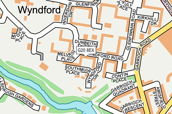 G20 8EX map - OS OpenMap – Local (Ordnance Survey) G20 8EX map - OS OpenMap – Local (Ordnance Survey)