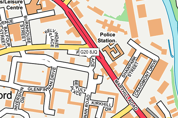 G20 8JQ map - OS OpenMap – Local (Ordnance Survey) G20 8JQ map - OS OpenMap – Local (Ordnance Survey)
