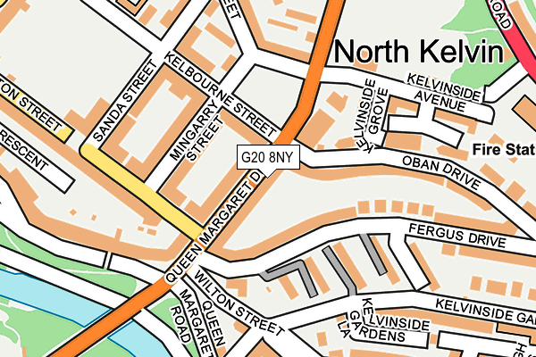 G20 8NY map - OS OpenMap – Local (Ordnance Survey) G20 8NY map - OS OpenMap – Local (Ordnance Survey)
