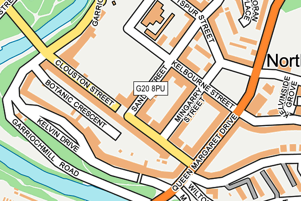 G20 8PU map - OS OpenMap – Local (Ordnance Survey) G20 8PU map - OS OpenMap – Local (Ordnance Survey)