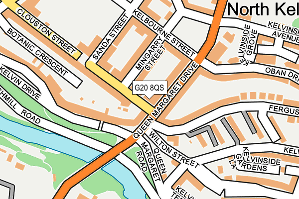 G20 8QS map - OS OpenMap – Local (Ordnance Survey) G20 8QS map - OS OpenMap – Local (Ordnance Survey)