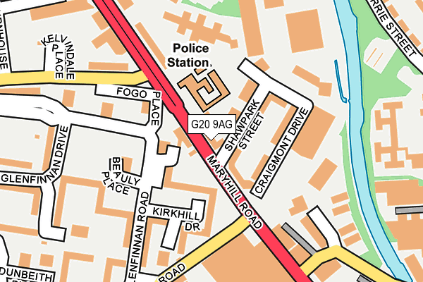 G20 9AG map - OS OpenMap – Local (Ordnance Survey) G20 9AG map - OS OpenMap – Local (Ordnance Survey)