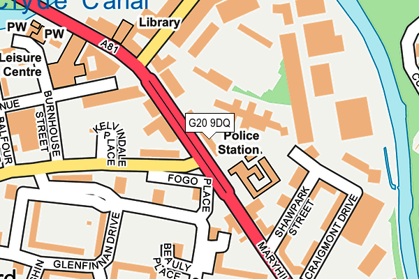 G20 9DQ map - OS OpenMap – Local (Ordnance Survey) G20 9DQ map - OS OpenMap – Local (Ordnance Survey)