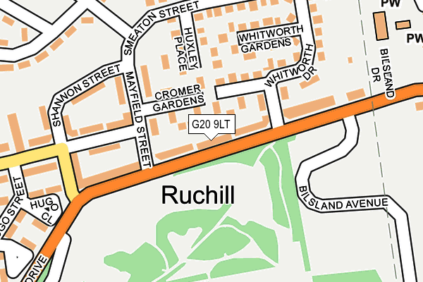 G20 9LT map - OS OpenMap – Local (Ordnance Survey) G20 9LT map - OS OpenMap – Local (Ordnance Survey)
