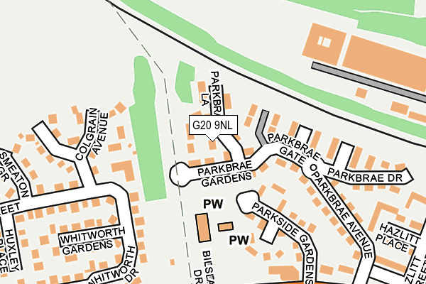 G20 9NL map - OS OpenMap – Local (Ordnance Survey) G20 9NL map - OS OpenMap – Local (Ordnance Survey)
