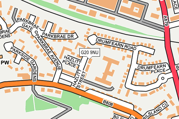 G20 9NU map - OS OpenMap – Local (Ordnance Survey) G20 9NU map - OS OpenMap – Local (Ordnance Survey)