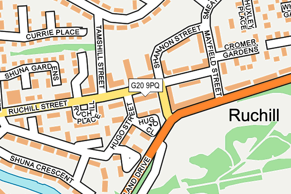 G20 9PQ map - OS OpenMap – Local (Ordnance Survey) G20 9PQ map - OS OpenMap – Local (Ordnance Survey)