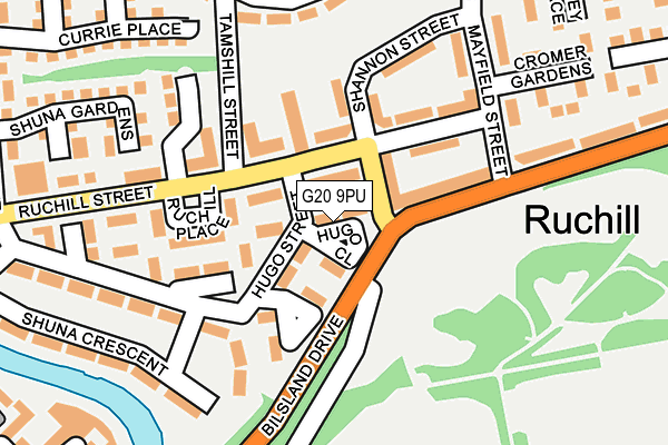 G20 9PU map - OS OpenMap – Local (Ordnance Survey) G20 9PU map - OS OpenMap – Local (Ordnance Survey)