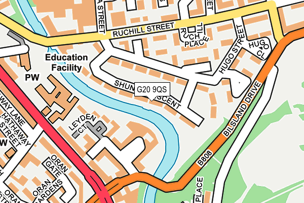G20 9QS map - OS OpenMap – Local (Ordnance Survey) G20 9QS map - OS OpenMap – Local (Ordnance Survey)