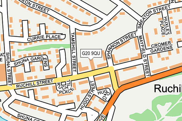 G20 9QU map - OS OpenMap – Local (Ordnance Survey) G20 9QU map - OS OpenMap – Local (Ordnance Survey)