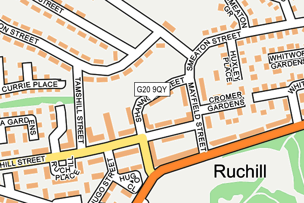 G20 9QY map - OS OpenMap – Local (Ordnance Survey)