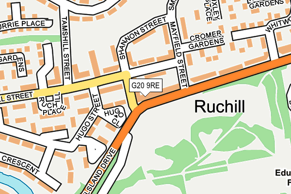 G20 9RE map - OS OpenMap – Local (Ordnance Survey) G20 9RE map - OS OpenMap – Local (Ordnance Survey)