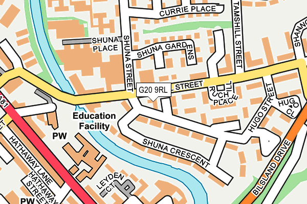 G20 9RL map - OS OpenMap – Local (Ordnance Survey) G20 9RL map - OS OpenMap – Local (Ordnance Survey)