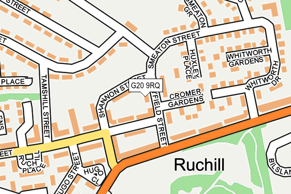 G20 9RQ map - OS OpenMap – Local (Ordnance Survey)