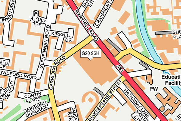 G20 9SH map - OS OpenMap – Local (Ordnance Survey) G20 9SH map - OS OpenMap – Local (Ordnance Survey)