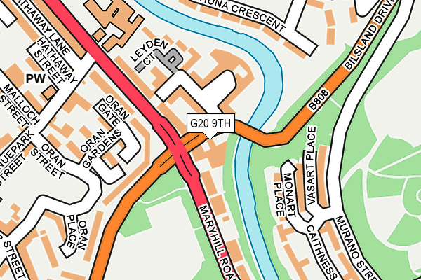 G20 9TH map - OS OpenMap – Local (Ordnance Survey) G20 9TH map - OS OpenMap – Local (Ordnance Survey)