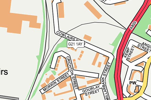 G21 1AY map - OS OpenMap – Local (Ordnance Survey) G21 1AY map - OS OpenMap – Local (Ordnance Survey)