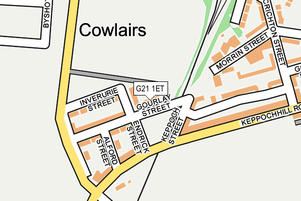 G21 1ET map - OS OpenMap – Local (Ordnance Survey) G21 1ET map - OS OpenMap – Local (Ordnance Survey)