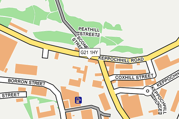 G21 1HY map - OS OpenMap – Local (Ordnance Survey) G21 1HY map - OS OpenMap – Local (Ordnance Survey)