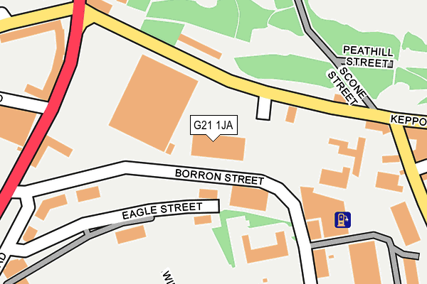 G21 1JA map - OS OpenMap – Local (Ordnance Survey) G21 1JA map - OS OpenMap – Local (Ordnance Survey)