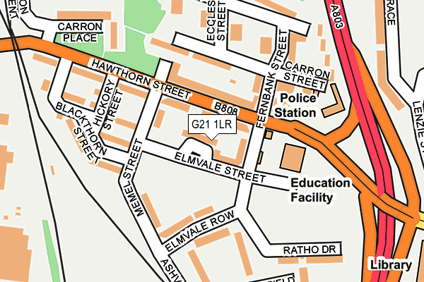 G21 1LR map - OS OpenMap – Local (Ordnance Survey) G21 1LR map - OS OpenMap – Local (Ordnance Survey)
