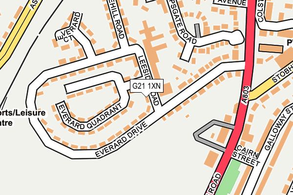 G21 1XN map - OS OpenMap – Local (Ordnance Survey) G21 1XN map - OS OpenMap – Local (Ordnance Survey)
