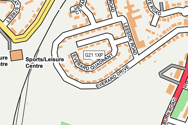 G21 1XP map - OS OpenMap – Local (Ordnance Survey) G21 1XP map - OS OpenMap – Local (Ordnance Survey)