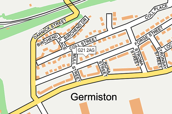 G21 2AG map - OS OpenMap – Local (Ordnance Survey) G21 2AG map - OS OpenMap – Local (Ordnance Survey)
