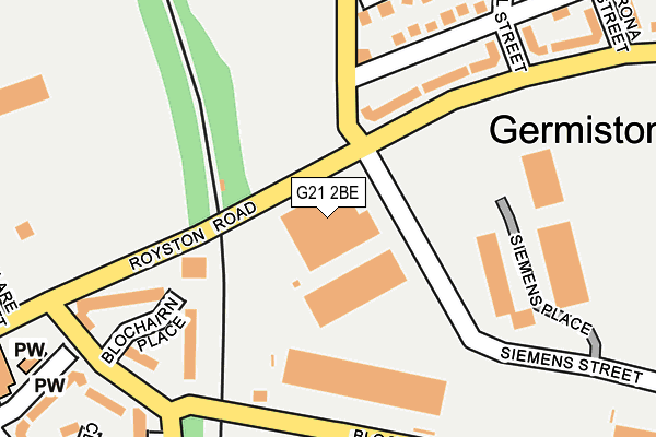G21 2BE map - OS OpenMap – Local (Ordnance Survey) G21 2BE map - OS OpenMap – Local (Ordnance Survey)