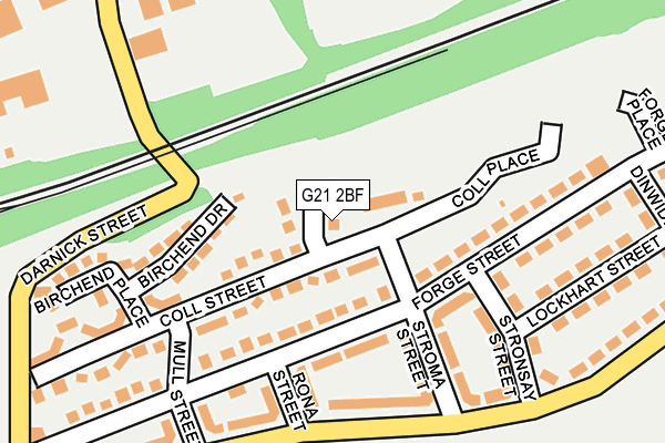 G21 2BF map - OS OpenMap – Local (Ordnance Survey) G21 2BF map - OS OpenMap – Local (Ordnance Survey)