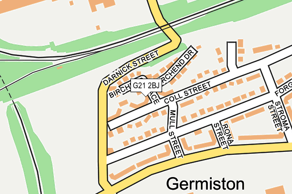 G21 2BJ map - OS OpenMap – Local (Ordnance Survey) G21 2BJ map - OS OpenMap – Local (Ordnance Survey)