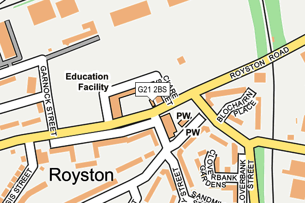 G21 2BS map - OS OpenMap – Local (Ordnance Survey) G21 2BS map - OS OpenMap – Local (Ordnance Survey)