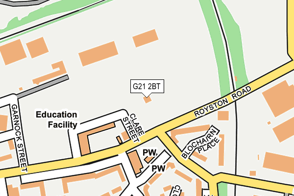 G21 2BT map - OS OpenMap – Local (Ordnance Survey) G21 2BT map - OS OpenMap – Local (Ordnance Survey)