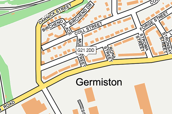 G21 2DD map - OS OpenMap – Local (Ordnance Survey) G21 2DD map - OS OpenMap – Local (Ordnance Survey)