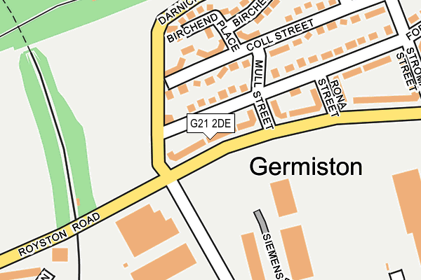 G21 2DE map - OS OpenMap – Local (Ordnance Survey) G21 2DE map - OS OpenMap – Local (Ordnance Survey)