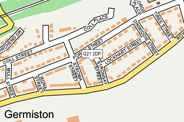 G21 2DP map - OS OpenMap – Local (Ordnance Survey) G21 2DP map - OS OpenMap – Local (Ordnance Survey)