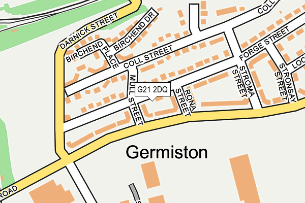 G21 2DQ map - OS OpenMap – Local (Ordnance Survey) G21 2DQ map - OS OpenMap – Local (Ordnance Survey)