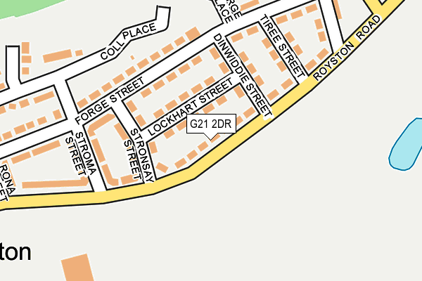 G21 2DR map - OS OpenMap – Local (Ordnance Survey) G21 2DR map - OS OpenMap – Local (Ordnance Survey)