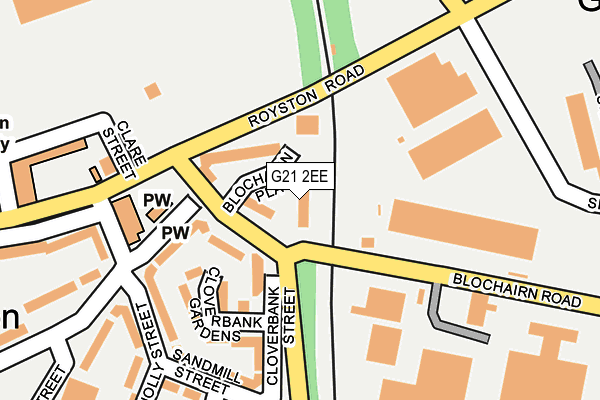 G21 2EE map - OS OpenMap – Local (Ordnance Survey) G21 2EE map - OS OpenMap – Local (Ordnance Survey)
