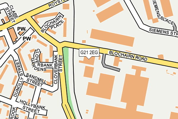 G21 2EG map - OS OpenMap – Local (Ordnance Survey) G21 2EG map - OS OpenMap – Local (Ordnance Survey)