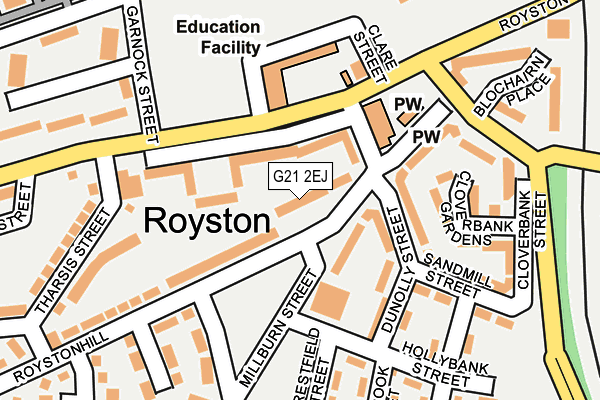 G21 2EJ map - OS OpenMap – Local (Ordnance Survey) G21 2EJ map - OS OpenMap – Local (Ordnance Survey)